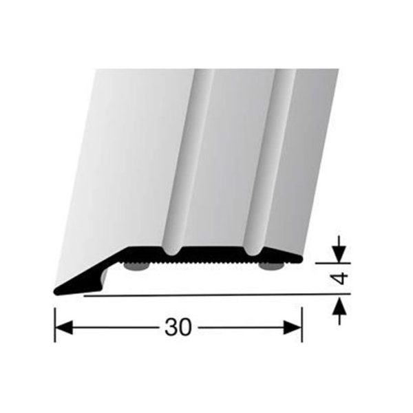 Neusstrip - vinyl (2.7m¹/30mm - aluminium)