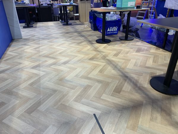 WTEX Parquet Wood 3046 Ancares Herringbone Limed - Image 2